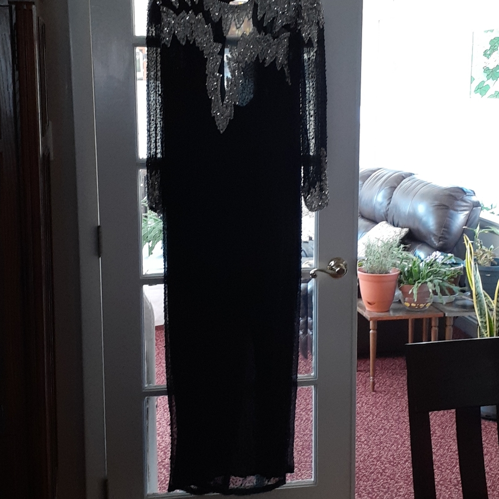 Long gown.